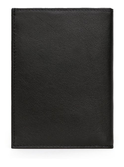 Portefeuille européen  2 volets  Cuir SOFT - Kiabi