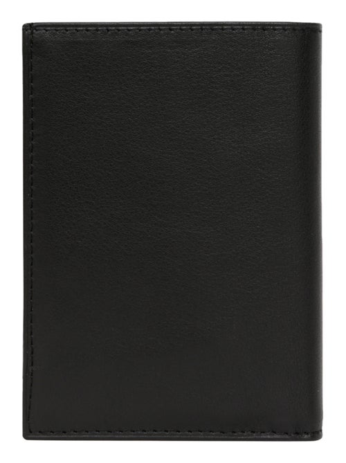 Portefeuille européen  2 volets  Cuir SOFT - Kiabi