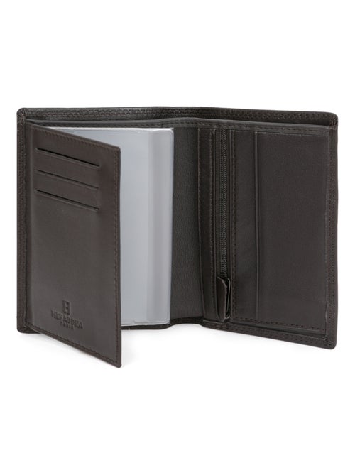 Portefeuille européen  2 volets  Stop RFID  Cuir SENSATION - Kiabi