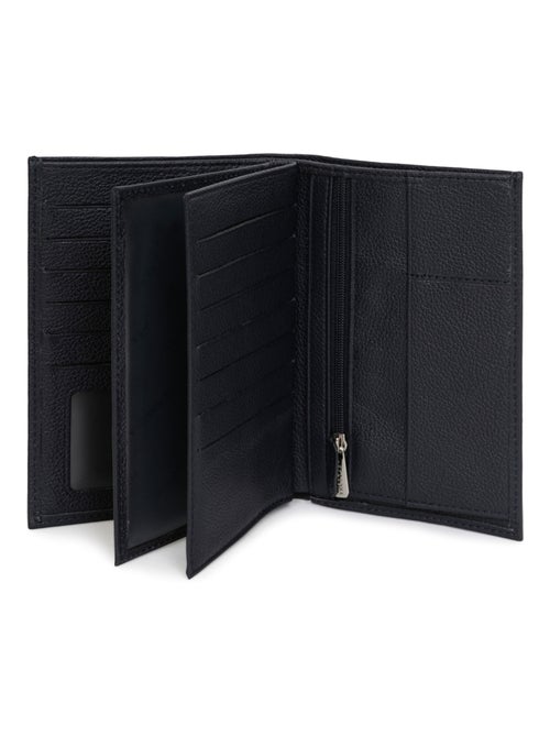 Portefeuille européen  3 volets  Cuir CONFORT - Kiabi