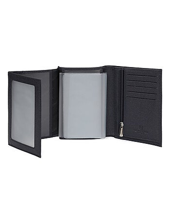 Portefeuille européen 3 volets Cuir CONFORT