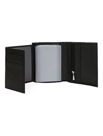 Portefeuille européen 3 volets cuir confort hexagona
