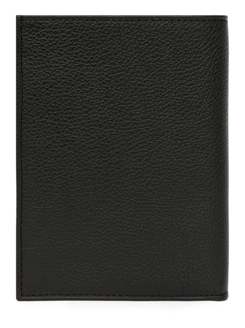 Portefeuille européen  3 volets  Cuir CONFORT Noir - Kiabi
