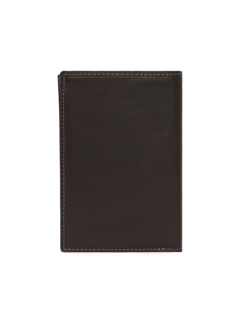 Portefeuille européen  3 volets  Cuir FÉLIN Marron - Kiabi