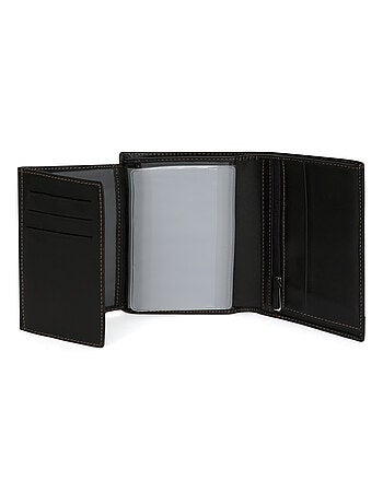 Portefeuille européen 3 volets Cuir FÉLIN