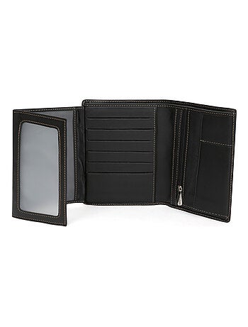 Portefeuille européen 3 volets Cuir FÉLIN