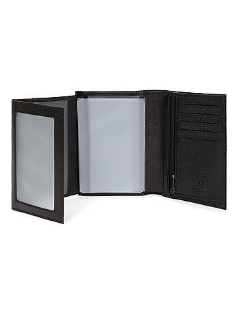 Portefeuille européen 3 volets Cuir RÉPUBLIQUE