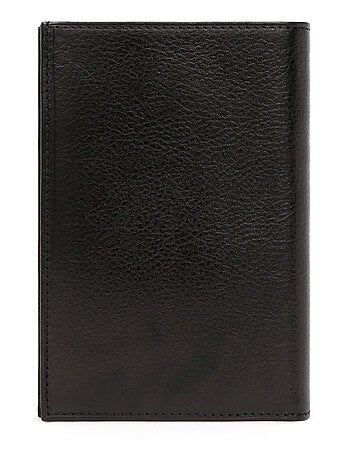 Portefeuille européen 3 volets Cuir RÉPUBLIQUE