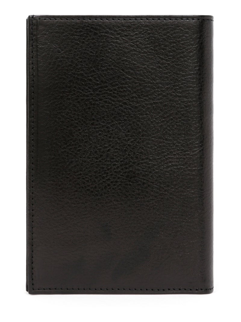 Portefeuille européen  3 volets  Cuir RÉPUBLIQUE Noir - Kiabi