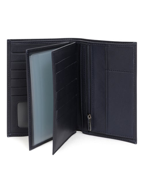 Portefeuille européen  3 volets  Cuir SOFT - Kiabi