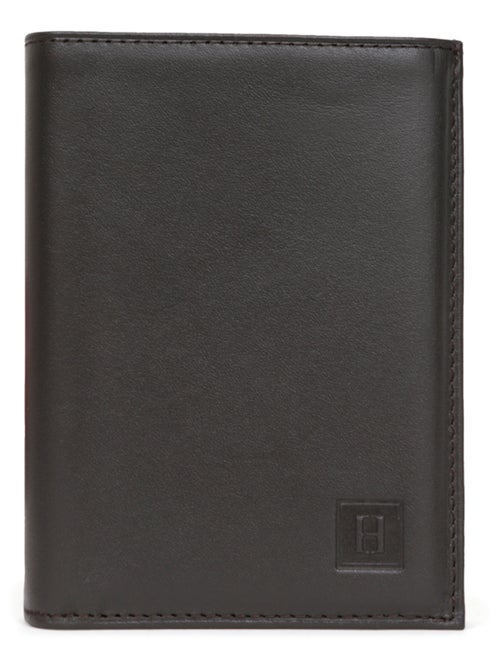 Portefeuille européen  3 volets  cuir soft hexagona - Kiabi