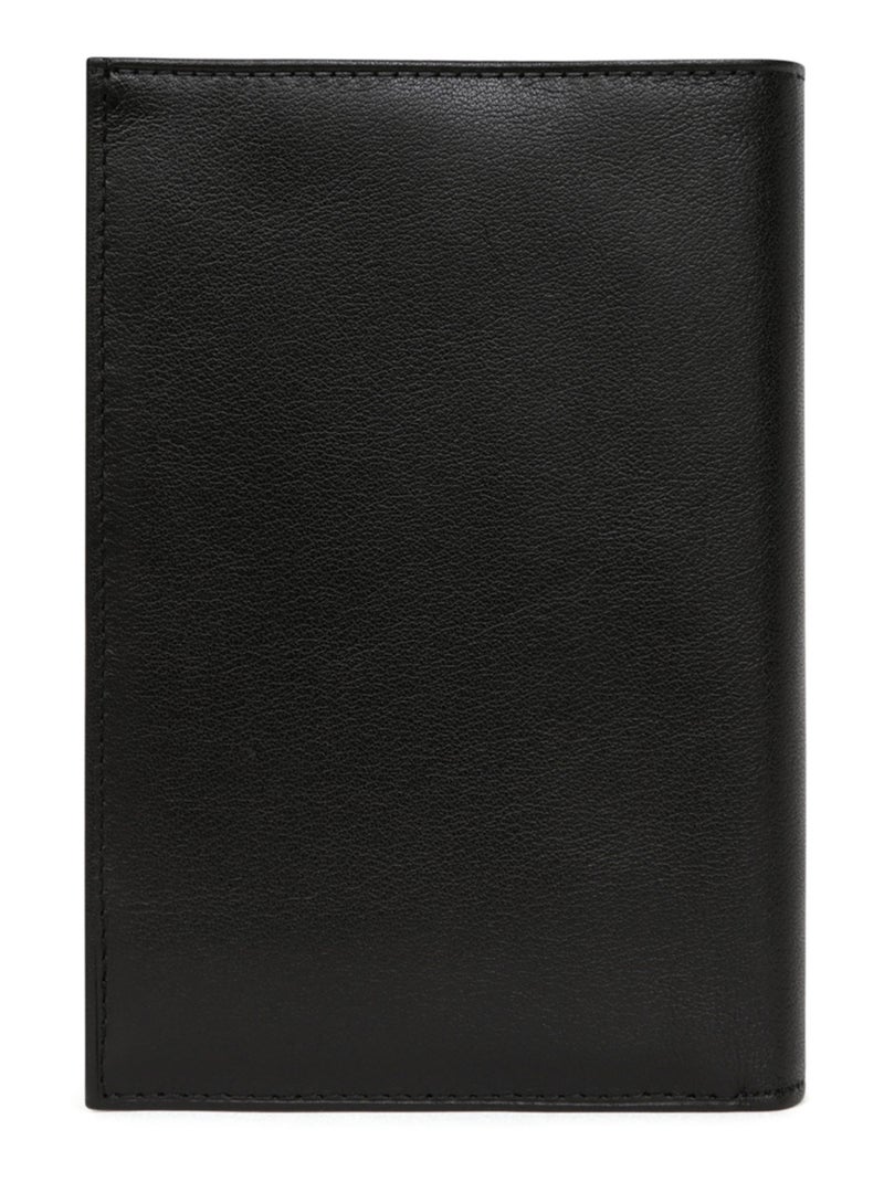 Portefeuille européen  3 volets  Cuir SOFT Noir - Kiabi