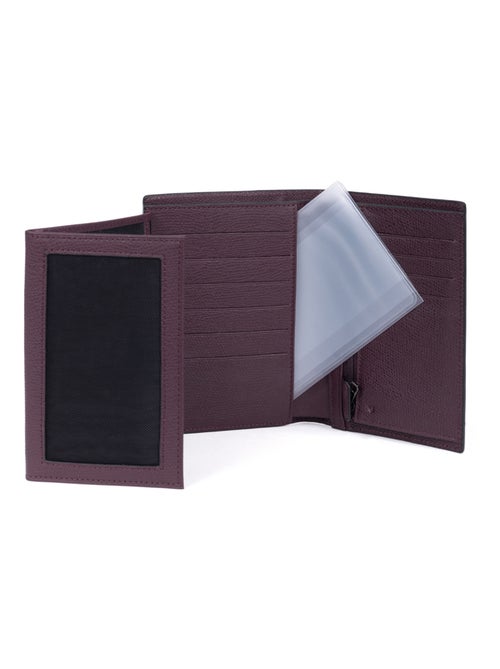 Portefeuille européen  3 volets  Stop RFID  Cuir DANDY - Kiabi