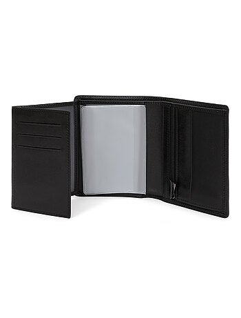 Portefeuille européen 3 volets Stop RFID Cuir SENSATION