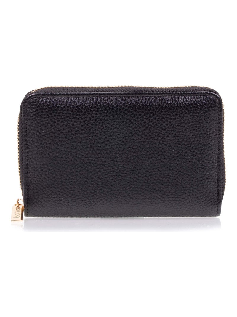 Portefeuille femme zippé noir Isotoner Noir - Kiabi