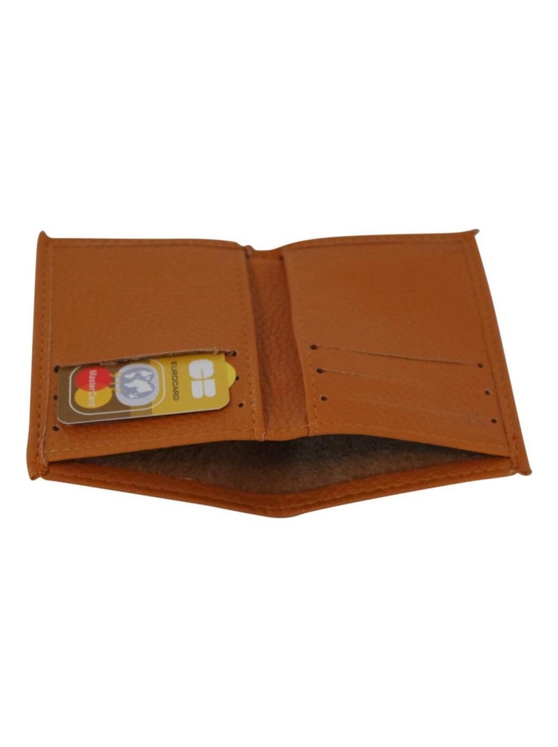 Portefeuille format carte de crédit  ALEY Jaune moutarde - Kiabi