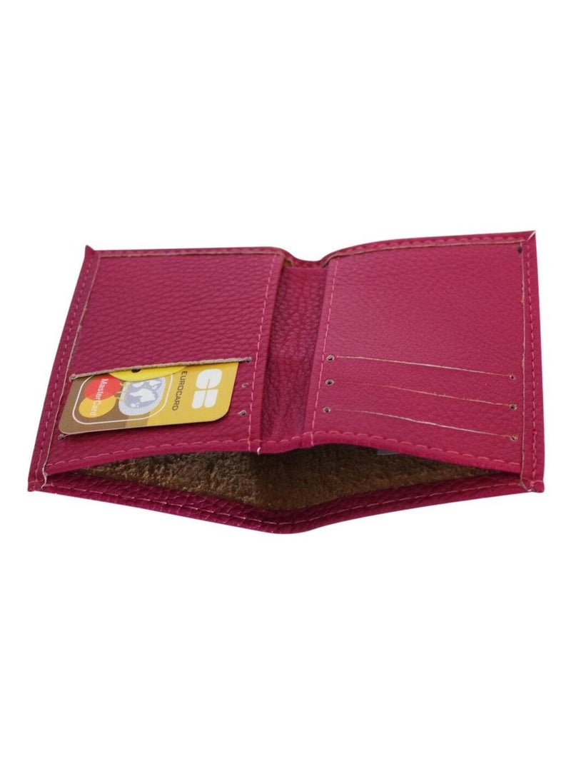 Portefeuille format carte de crédit  ALEY Rose fushia - Kiabi