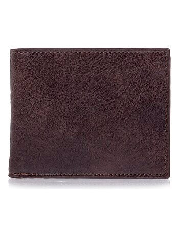 Portefeuille homme poche pression noir isotoner