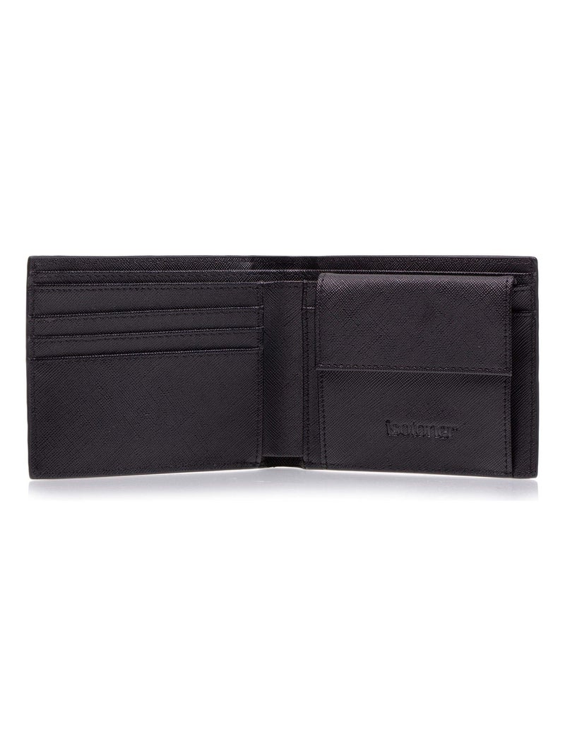 Portefeuille homme poche pression noir Isotoner Noir - Kiabi