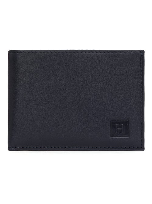 Portefeuille italien  1 volet  Cuir SOFT - Kiabi
