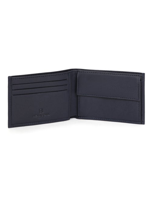 Portefeuille italien  1 volet  Cuir SOFT - Kiabi