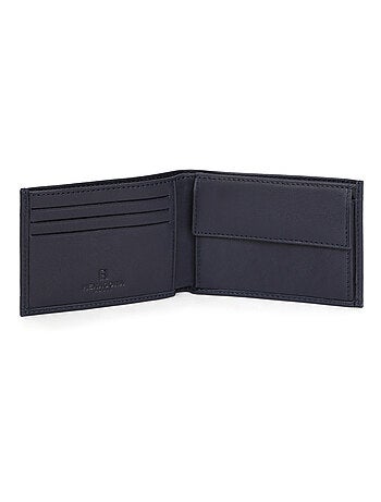 Portefeuille italien 1 volet cuir soft hexagona