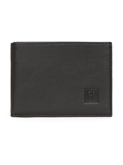 Portefeuille italien  1 volet  Cuir SOFT - Kiabi