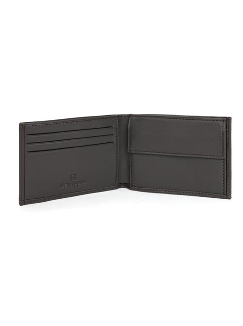 Portefeuille italien  1 volet  Cuir SOFT - Kiabi