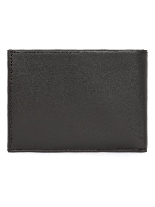 Portefeuille italien  1 volet  Cuir SOFT - Kiabi