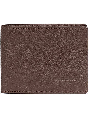 Portefeuille italien 1 volet Stop RFID Cuir de vachette CONFORT