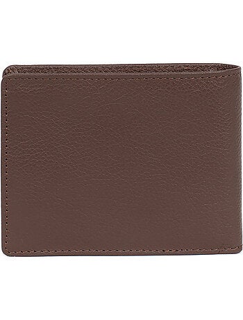 Portefeuille italien 1 volet Stop RFID Cuir de vachette CONFORT