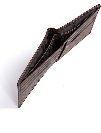 Portefeuille italien 1 volet Stop RFID Cuir de vachette CONFORT
