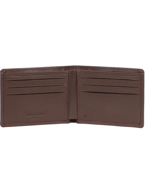 Portefeuille italien 1 volet Stop RFID Cuir de vachette CONFORT - Kiabi Portefeuille italien 1 volet Stop RFID Cuir de vachette CONFORT - Kiabi