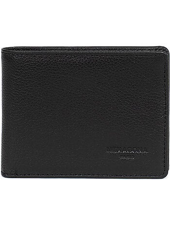 Portefeuille italien 1 volet Stop RFID Cuir de vachette CONFORT