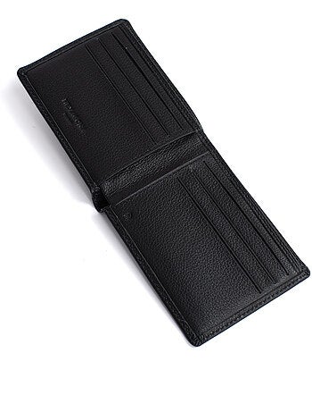 Portefeuille italien 1 volet Stop RFID Cuir de vachette CONFORT