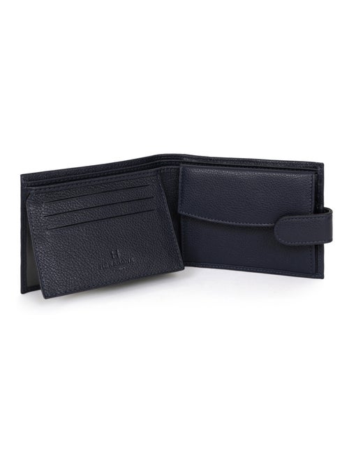 Portefeuille italien  2 volets  Cuir CONFORT - Kiabi