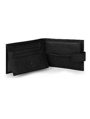 Portefeuille italien 2 volets cuir confort hexagona