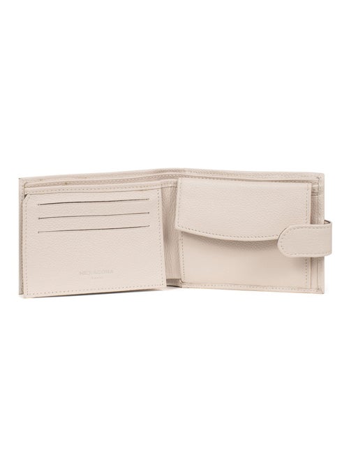 Portefeuille italien  2 volets  Cuir CONFORT - Kiabi