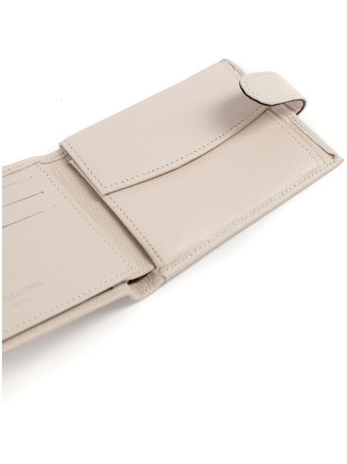 Portefeuille italien  2 volets  Cuir CONFORT - Kiabi