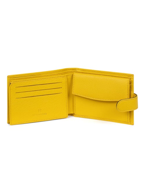 Portefeuille italien  2 volets  Cuir CONFORT - Kiabi