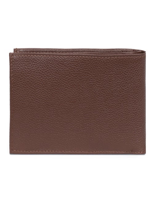 Portefeuille italien  2 volets  Cuir CONFORT - Kiabi