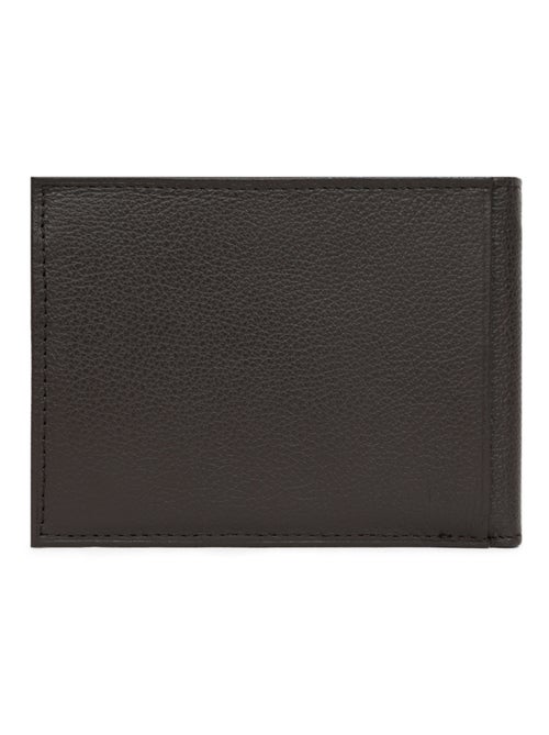 Portefeuille italien  2 volets  Cuir CONFORT - Kiabi