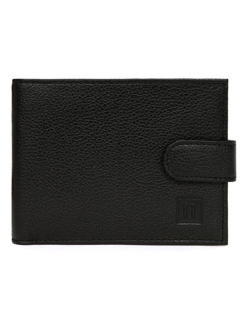 Portefeuille italien  2 volets  Cuir CONFORT - Kiabi