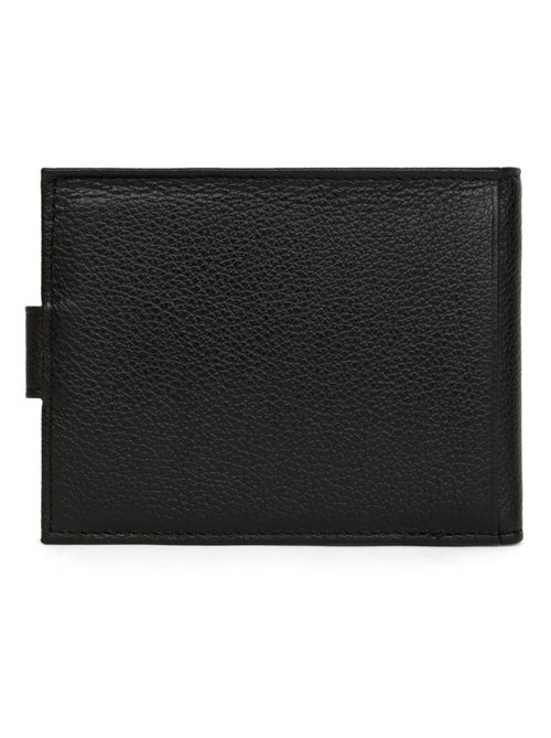 Portefeuille italien  2 volets  Cuir CONFORT - Kiabi