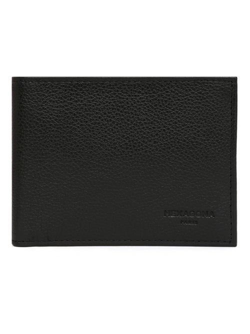 Portefeuille italien  2 volets  Cuir CONFORT - Kiabi