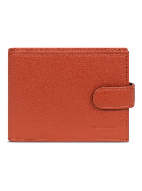 Portefeuille italien  2 volets  Cuir CONFORT - Kiabi