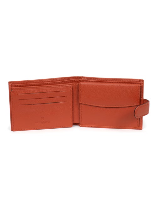 Portefeuille italien  2 volets  Cuir CONFORT - Kiabi