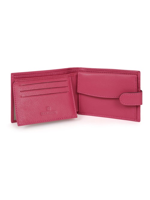 Portefeuille italien  2 volets  Cuir CONFORT - Kiabi