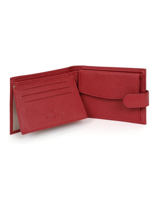 Portefeuille italien  2 volets  Cuir CONFORT - Kiabi