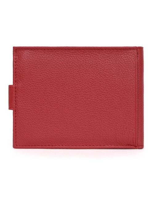 Portefeuille italien  2 volets  Cuir CONFORT - Kiabi